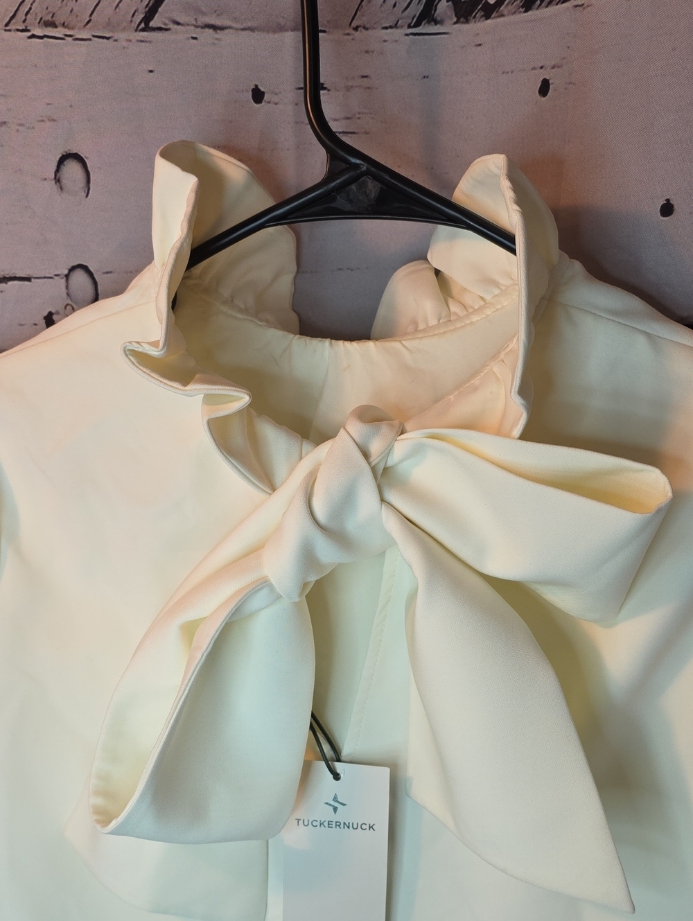 Tuckernuck White Faye Blouse In Small Last One - Picture 4 of 7